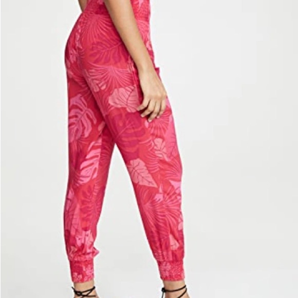 Mikoh Kahuku Ruched Waist Pants In Luau Lei - Picture 5 of 12